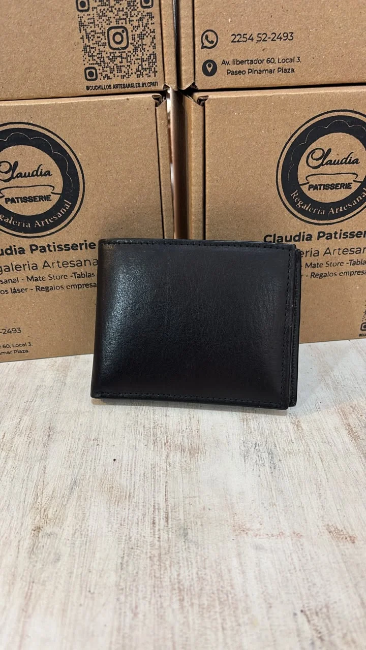 Billetera De Caballero Cuero De Montura